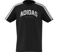 adidas Unisex Kids Codes Collegiate Graphic T-Shirt, Black, 11-12 Years