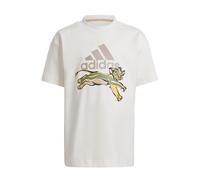 adidas Unisex Kids Disney Der König der Löwen T-Shirt Chalk White/Wonder Beige/Semi Spark 128