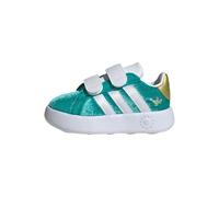 adidas Unisex Kids Disney Jasmine Grand Court Kids Schuh 2.0 Pure Teal/Cloud White/Gold Metallic 24