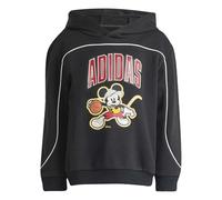 adidas Unisex Kids Disney Mickey Mouse Hooded Sweatshirt, Black/Off White, 6-7 Years