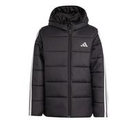 Adidas Unisex-Kinder-Steppjacke ESSENTIALS 3 STRIPES Schwarz/Schwarz/Weiß 9-10 Jahre