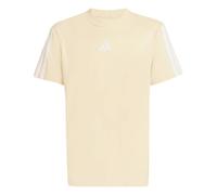 adidas Unisex Kids Essentials 3 Stripes T-Shirt, Crystal Linen/White, 9-10 Years
