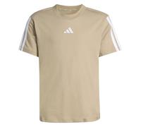 adidas Unisex Kids Essentials 3 Stripes T-Shirt, Wonder Cargo/White, 7-8 Years