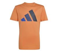 adidas - Kid's Bold Tee 160 - T-Shirt, Gr. 128, orange (DuskyOrange/RoyalBlue/DarkBlue/AuroraInk)