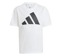 Adidas Unisex Kids Essentials Big Logo T-Shirt, White/Black, 7-8 Years