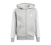 adidas Essentials Kapuzenjacke Kinder - grau/weiß - 164