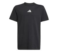 T-Shirt ADIDAS SPORTSWEAR "J SL TEE 160", Jungen, Gr. 140, schwarz-weiß (schwarz, weiß), Obermaterial: 100% Baumwolle, normal, Rundhals, Shirts T-Shirt (42674726-140) schwarz, weiß