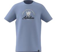 adidas Unisex Kids Food Pack Graphic T-Shirt JUNIOR, Glow Blue, 13-14 Years