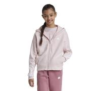 Adidas MÃ€dchen Future Icons 3-Streifen Kapuzenjacke Sweatjacke rosa-weiÃ 140