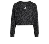 adidas Kinder Future Icons Cropped Pullover (Größe 170, schwarz)