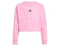 adidas Sportswear Future Icons Cropped Sweatshirt Mädchen JW7541 - true pink/st tropic bloom/black 140