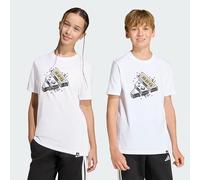 adidas Unisex Kids Gaming Graphic T-Shirt JUNIOR, White/Yellow, 13-14 Years