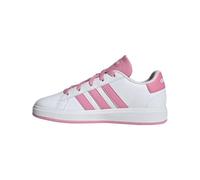 Sneaker ADIDAS SPORTSWEAR "GRAND COURT LIFESTYLE TENNIS LACE-UP", Gr. 38, weiß (cloud weiß, bliss pink, core schwarz), Synthetik, Textil, sportlich, Schuhe, Design auf den Spuren des adidas Superstar 