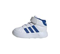 Grand Court Mid Kids Schuh Cloud White / Royal Blue / Ice Yellow 27