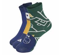 LITTLE KIDS TIRO_NSTER 3PP SOCKEN Dark Blue / Collegiate Green / Dark Blue 37-39