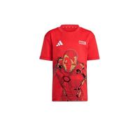 adidas Unisex Kids MARVEL IRON-MAN T-SHIRT-SET Pure Ruby/White 116