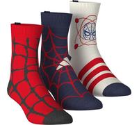 adidas Unisex Kids MARVEL KIDS SPIDER-MAN SOCKS, pure ruby/dark blue/off white, 3-4 Years