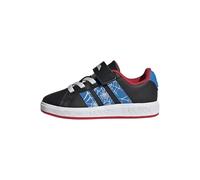 adidas Unisex Kids Marvel Spider-Man Grand Court Schuhe für Kinder Core Black/Bright Blue/Pure Ruby 38
