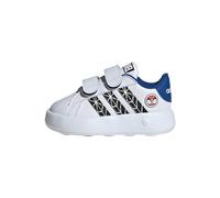 adidas Unisex Kids Marvel Spider-Man Kids Grand Court Schuh Cloud White/Core Black/Royal Blue 27
