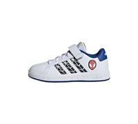 adidas Unisex Kids Marvel Spider-Man Kids Grand Court Schuh Cloud White/Core Black/Royal Blue 31 1/2