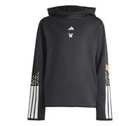 adidas Unisex Kids Minecraft Training 3 Stripes Hoodie, Black/White, 5-6 Years