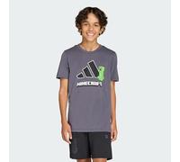 adidas Trainings-Tshirt Minecraft grau Jungen, Größe 164