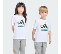 adidas Unisex Kids Minecraft Training T-Shirt, White/Black, 2-3 Years