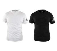 Adidas T-Shirt Promote Tee Unisex-Kinder Schwarz/Weiß Größe S