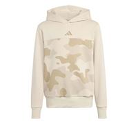 adidas Unisex Kids Seasonal Essentials Camo Fleece Hoodie Juniors, Crystal Linen/Hemp, 13-14 Years