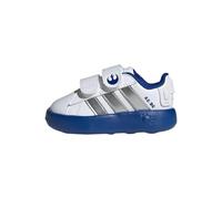 adidas x Star Wars Grand Court 2.0 Kids Schuh Cloud White / Silver Metallic / Royal Blue 25