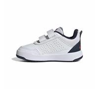 Sneaker ADIDAS SPORTSWEAR "TENSAUR SPORT 3.0 FÜR BABYS UND KLEINKINDER", Mädchen, Gr. 24, rot (cloud weiß, collegiate rot, collegiate navy), Synthetik, Textil, Schuhe Sneaker, für Kinder, mit Klettver