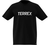 adidas Unisex Kids Terrex Kids Multi Logo T-Shirt, Black, 9-10 Years
