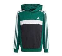 adidas Unisex Kids Tiberio 3-Streifen Colorblock Kids Hoodie Collegiate Green/Black/White 152