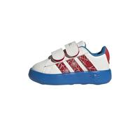 adidas Marvel Spider-Man Grand Court schuhe weiß rot blau baby - 24