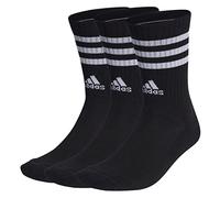 3er Pack adidas 3-Streifen Cushioned Crew Retro-Socken IC1321 - black/white 31-33