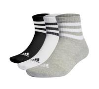 Adidas 3-Streifen Cushioned Sportswear Mid-Cut 3er-Pack Kinder Socken, grau KXXL