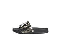 adidas Unisex Kinder ADILETTE SHOWER LOGO SANDALS KIDS, core black/chalk white/tent green, 37 EU