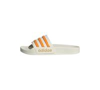 adidas Unisex Kinder ADILETTE SHOWER SLIDES, off white/Pure Tangerine/Semi Ice Tangerine, 28 EU