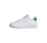 ADIDAS Kinder Halbschuhe Advantage Lifestyle Court Lace FTWWHT/GREEN/CBLACK 37 ⅓ (4065426539998)