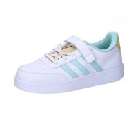 Adidas Unisex Kinder BREAKNET 2.0 Shoes Children, Cloud White/semi Flash Aqua/orange Tint, 29 EU