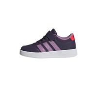 adidas Unisex Kinder BREAKNET 3.0 Shoes Children, Aurora Plum/preloved Purple/Lucid red, 28 EU