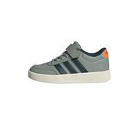 adidas Unisex Kinder BREAKNET 3.0 Shoes Children, Silver Green/Aurora ivy/Pure Orange, 33 EU