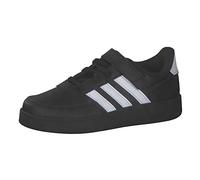 Adidas Unisex Kinder Breaknet Lifestyle Court Elastic Lace and Top Strap Shoes, core Black/Cloud White/Cloud White, 31 1/2 EU