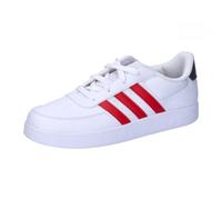adidas Unisex Kinder Breaknet Lifestyle Court Lace Shoes, Cloud White/Better Scarlet/Carbon, 30 1/2 EU