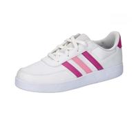 Adidas Unisex Kinder Breaknet Lifestyle Court Lace Shoes, Cloud White/Lucid Fuchsia/Beam pink, 35 1/2 EU
