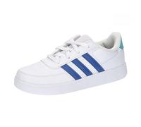 Adidas Unisex Kinder Breaknet Lifestyle Court Lace Shoes, Cloud White/Team royal Blue/Light Aqua, 38 2/3 EU