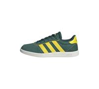 Adidas Unisex Kinder BREAKNET Sleek Shoes JUNIOR, Collegiate Green/Yellow/Off White, 36 EU