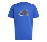 adidas Unisex Kinder Climacool CAMO Graphic T-Shirt JUNIOR, Team royal Blue, 7-8 Years