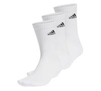 adidas Unisex Kinder Cushioned Crew Socks 3 Pairs, White / Black, 4-5 Years