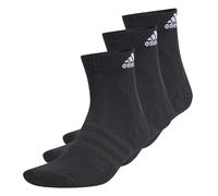 adidas Unisex Kinder Cushioned Sportswear Ankle Socks 3 Pairs, Black / White, 7-8 Years